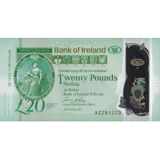 (702) ** PN92 Northern Ireland 20 Pounds Year 2020 (Bank of Ireland)